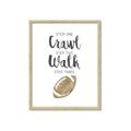Picture of Crawl Walk Football _GroupedProduct_Rectangle_Portrait_Mini_ _GroupedProduct_Rectangle_Portrait_Framed_Matted_