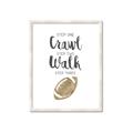 Picture of Crawl Walk Football _GroupedProduct_Rectangle_Portrait_Mini_ _GroupedProduct_Rectangle_Portrait_Framed_Matted_