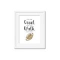 Picture of Crawl Walk Football _GroupedProduct_Rectangle_Portrait_Mini_ _GroupedProduct_Rectangle_Portrait_Framed_Matted_