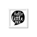 Picture of Hello Little One _GroupedProduct_Square_Mini_ _GroupedProduct_Square_Framed_Matted_