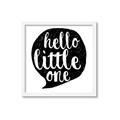 Picture of Hello Little One _GroupedProduct_Square_Mini_ _GroupedProduct_Square_Framed_Matted_