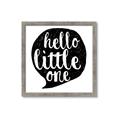 Picture of Hello Little One _GroupedProduct_Square_Mini_ _GroupedProduct_Square_Framed_Matted_