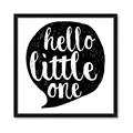 Picture of Hello Little One _GroupedProduct_Square_Mini_ _GroupedProduct_Square_Framed_Matted_