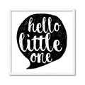 Picture of Hello Little One _GroupedProduct_Square_Mini_ _GroupedProduct_Square_Framed_Matted_