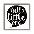 Picture of Hello Little One _GroupedProduct_Square_Mini_ _GroupedProduct_Square_Framed_Matted_