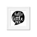 Picture of Hello Little One _GroupedProduct_Square_Mini_ _GroupedProduct_Square_Framed_Matted_