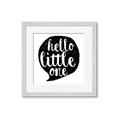 Picture of Hello Little One _GroupedProduct_Square_Mini_ _GroupedProduct_Square_Framed_Matted_