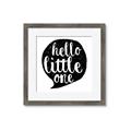 Picture of Hello Little One _GroupedProduct_Square_Mini_ _GroupedProduct_Square_Framed_Matted_