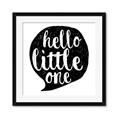 Picture of Hello Little One _GroupedProduct_Square_Mini_ _GroupedProduct_Square_Framed_Matted_
