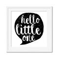 Picture of Hello Little One _GroupedProduct_Square_Mini_ _GroupedProduct_Square_Framed_Matted_