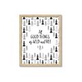 Picture of Good Things are Wild & Free _GroupedProduct_Rectangle_Portrait_Mini_ _GroupedProduct_Rectangle_Portrait_Framed_Matted_