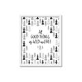 Picture of Good Things are Wild & Free _GroupedProduct_Rectangle_Portrait_Mini_ _GroupedProduct_Rectangle_Portrait_Framed_Matted_