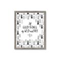 Picture of Good Things are Wild & Free _GroupedProduct_Rectangle_Portrait_Mini_ _GroupedProduct_Rectangle_Portrait_Framed_Matted_