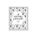 Picture of Good Things are Wild & Free _GroupedProduct_Rectangle_Portrait_Mini_ _GroupedProduct_Rectangle_Portrait_Framed_Matted_