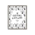 Picture of Good Things are Wild & Free _GroupedProduct_Rectangle_Portrait_Mini_ _GroupedProduct_Rectangle_Portrait_Framed_Matted_