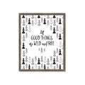 Picture of Good Things are Wild & Free _GroupedProduct_Rectangle_Portrait_Mini_ _GroupedProduct_Rectangle_Portrait_Framed_Matted_