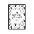 Picture of Good Things are Wild & Free _GroupedProduct_Rectangle_Portrait_Mini_ _GroupedProduct_Rectangle_Portrait_Framed_Matted_
