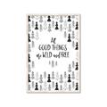 Picture of Good Things are Wild & Free _GroupedProduct_Rectangle_Portrait_Mini_ _GroupedProduct_Rectangle_Portrait_Framed_Matted_