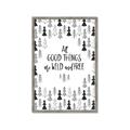 Picture of Good Things are Wild & Free _GroupedProduct_Rectangle_Portrait_Mini_ _GroupedProduct_Rectangle_Portrait_Framed_Matted_