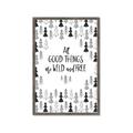Picture of Good Things are Wild & Free _GroupedProduct_Rectangle_Portrait_Mini_ _GroupedProduct_Rectangle_Portrait_Framed_Matted_