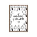 Picture of Good Things are Wild & Free _GroupedProduct_Rectangle_Portrait_Mini_ _GroupedProduct_Rectangle_Portrait_Framed_Matted_