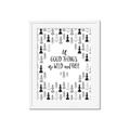 Picture of Good Things are Wild & Free _GroupedProduct_Rectangle_Portrait_Mini_ _GroupedProduct_Rectangle_Portrait_Framed_Matted_