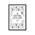 Picture of Good Things are Wild & Free _GroupedProduct_Rectangle_Portrait_Mini_ _GroupedProduct_Rectangle_Portrait_Framed_Matted_