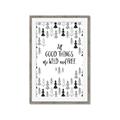 Picture of Good Things are Wild & Free _GroupedProduct_Rectangle_Portrait_Mini_ _GroupedProduct_Rectangle_Portrait_Framed_Matted_