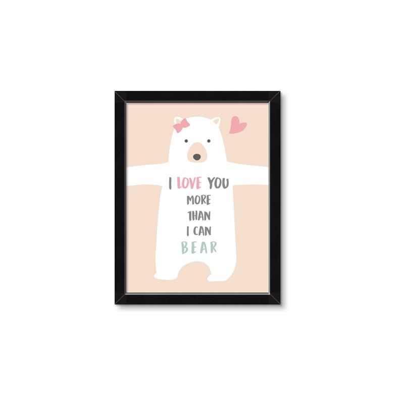 Picture of More than I can Bear Pink  _GroupedProduct_Rectangle_Portrait_Mini_ _GroupedProduct_Rectangle_Portrait_Framed_Matted_