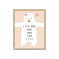 Picture of More than I can Bear Pink  _GroupedProduct_Rectangle_Portrait_Mini_ _GroupedProduct_Rectangle_Portrait_Framed_Matted_