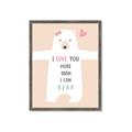 Picture of More than I can Bear Pink  _GroupedProduct_Rectangle_Portrait_Mini_ _GroupedProduct_Rectangle_Portrait_Framed_Matted_