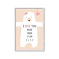 Picture of More than I can Bear Pink  _GroupedProduct_Rectangle_Portrait_Mini_ _GroupedProduct_Rectangle_Portrait_Framed_Matted_