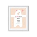 Picture of More than I can Bear Pink  _GroupedProduct_Rectangle_Portrait_Mini_ _GroupedProduct_Rectangle_Portrait_Framed_Matted_
