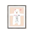 Picture of More than I can Bear Pink  _GroupedProduct_Rectangle_Portrait_Mini_ _GroupedProduct_Rectangle_Portrait_Framed_Matted_