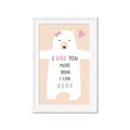 Picture of More than I can Bear Pink  _GroupedProduct_Rectangle_Portrait_Mini_ _GroupedProduct_Rectangle_Portrait_Framed_Matted_