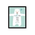Picture of More than I can Bear Blue _GroupedProduct_Rectangle_Portrait_Mini_ _GroupedProduct_Rectangle_Portrait_Framed_Matted_