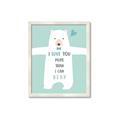 Picture of More than I can Bear Blue _GroupedProduct_Rectangle_Portrait_Mini_ _GroupedProduct_Rectangle_Portrait_Framed_Matted_