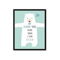 Picture of More than I can Bear Blue _GroupedProduct_Rectangle_Portrait_Mini_ _GroupedProduct_Rectangle_Portrait_Framed_Matted_