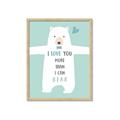 Picture of More than I can Bear Blue _GroupedProduct_Rectangle_Portrait_Mini_ _GroupedProduct_Rectangle_Portrait_Framed_Matted_