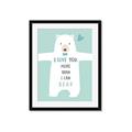 Picture of More than I can Bear Blue _GroupedProduct_Rectangle_Portrait_Mini_ _GroupedProduct_Rectangle_Portrait_Framed_Matted_