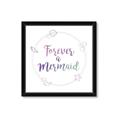 Picture of Forever a Mermaid I _GroupedProduct_Square_Mini_ _GroupedProduct_Square_Framed_Matted_