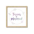 Picture of Forever a Mermaid I _GroupedProduct_Square_Mini_ _GroupedProduct_Square_Framed_Matted_