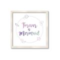 Picture of Forever a Mermaid I _GroupedProduct_Square_Mini_ _GroupedProduct_Square_Framed_Matted_