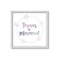 Picture of Forever a Mermaid I _GroupedProduct_Square_Mini_ _GroupedProduct_Square_Framed_Matted_
