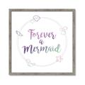 Picture of Forever a Mermaid I _GroupedProduct_Square_Mini_ _GroupedProduct_Square_Framed_Matted_
