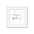 Picture of Forever a Mermaid I _GroupedProduct_Square_Mini_ _GroupedProduct_Square_Framed_Matted_