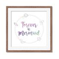 Picture of Forever a Mermaid I _GroupedProduct_Square_Mini_ _GroupedProduct_Square_Framed_Matted_