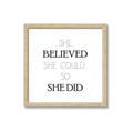 Picture of She Believed _GroupedProduct_Square_Mini_ _GroupedProduct_Square_Framed_Matted_