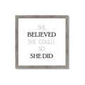 Picture of She Believed _GroupedProduct_Square_Mini_ _GroupedProduct_Square_Framed_Matted_
