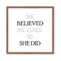 Picture of She Believed _GroupedProduct_Square_Mini_ _GroupedProduct_Square_Framed_Matted_